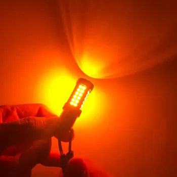 2 шт. светодиодный фонарь заднего хода для автомобиля W16W T15 54 SMD 1156 PY21W BAU15S указатель поворота BAY15D P21/5W 1157 стоп-сигнал W21/5W 7440 W21W T20 7443 задний противотуманный фонарь T15 W16W белый