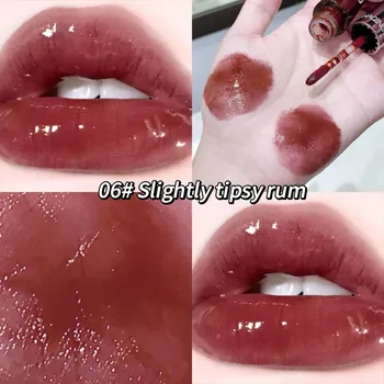 SHAQINUO Lustrous&Plumping Lip Glaze Питательный и увлажняющий блеск для губ, не привередливый к коже и придающий объем губам, удобный для путешествий