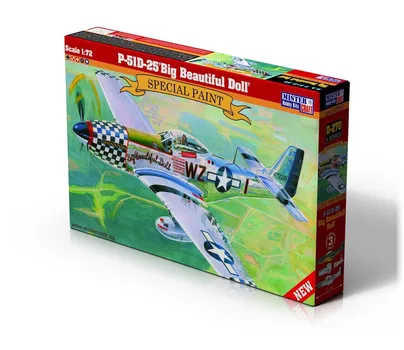 Mastercraft, P-51D-25 Mustang Polish Squadron 303 1:72, Набор моделей, 12+ Mistercraft
