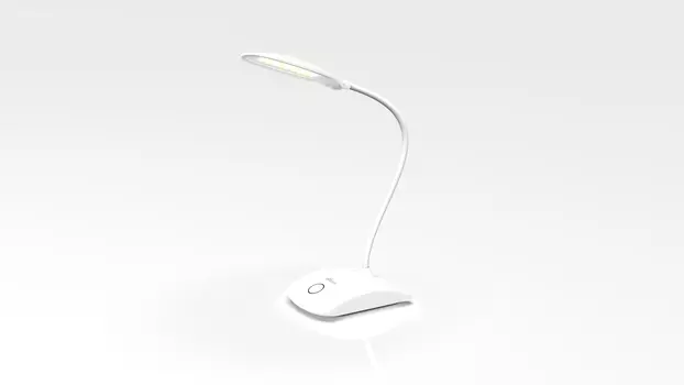 Светильник настольный Ritmix LED-410C, светодиоды, 4 Вт, 3000 K/200лм, АКБ/1.2 А·ч, регулировка яркости свечения, плавное изменение яркости, белый