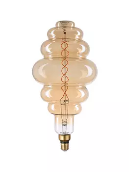 Лампа светодиодная E27, 8Вт, 1800K, 520лм, филаментная, HIPER VINTAGE FILAMENT FLEXIBLE MARSHMALLOW (HL-2213)