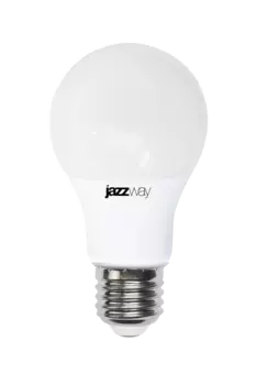 Лампа светодиодная E27 груша/A60, 10Вт, 7400K / белый, 900лм, диммируемая, Jazzway (4895205022850)