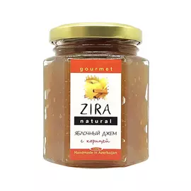 Джем ZIRA Natural яблочный с корицей, 200 г