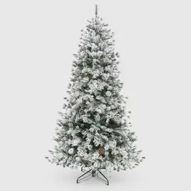 Елка новогодняя Polygroup Elkhorn flocked pine 228 см