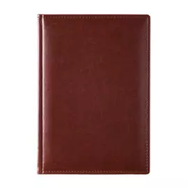 Ежедневник датированный Hatber на 2021 176 л А6 Sarif Classic коричневый