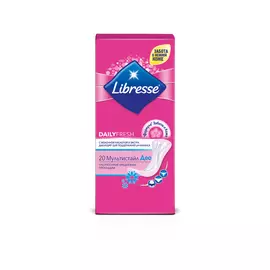 Ежедневные прокладки Libresse Dailyfresh Multistyle Deo, 20 шт.