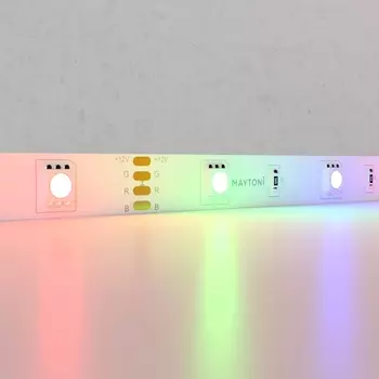 Светодиодная лента 12В 5050 7,2Вт/м RGB 5м IP20 10126