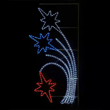 Светодиодная Консоль "Салют" 80 x 150 см, Триколор, 220В