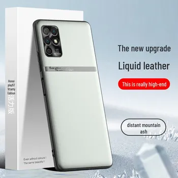 Protective liquid leather shell for Honor Play 5T Vitality Edition - anti-fall & stylish design. Honor play5T Vitality Edition