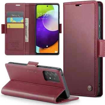 Роскошный кожаный чехол для Samsung A12 A13 A04S A20 A30S M10S A22S A54 A53 A52 A50 A23 A24 A50S A32 M32 A33 A34 A73 A72 A71 чехол с карманом для карт задняя крышка A73 5G синий