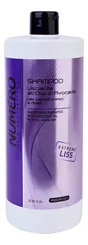 Шампунь для непослушных волос с маслом авокадо Numero Smoothing With Avocado Oil Shampoo: Шампунь 1000мл