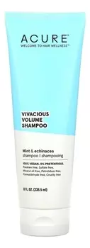 Шампунь для объема волос с экстрактом перечной мяты и эхинацеи Vivacious Volume Shampoo 236,5мл