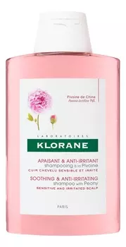 Шампунь для волос с экстрактом пиона Pivoine Apaisant &amp; Anti-Irritant Shampooing 200мл: Шампунь 200мл