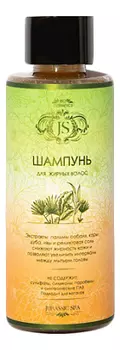 Шампунь для жирных волос с экстрактами пальмы сабаля, коры дуба, ивы и реликтовой солью: Шампунь 50мл