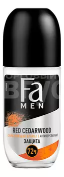 Шариковый дезодорант для тела 72ч Men Red Cedarwood 50мл
