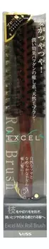 Щетка для укладки волос с натуральной щетиной и нейлоном Excel Mix Roll Brush (круглая)