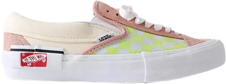 Кеды Vans Slip-On Cap LX Deconstructed, розовый