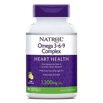 Омега 3-6-9 комплекс Natrol капсулы 90шт