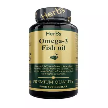 Омега-3 Рыбий жир Herb's/Хербc капсулы 1,44г 1000мг 60шт
