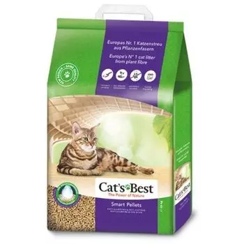 Наполнитель древесный комкующийся Cat's Best Smart Pellets 20л 10кг