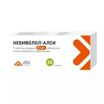 Небиволол-Алси таблетки 5мг 30шт