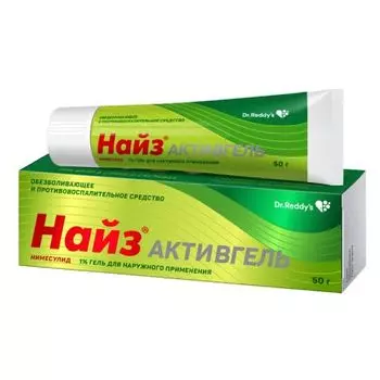 Найз Активгель гель для наружного применения 1% 50г