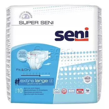 Подгузники для взрослых Super Seni Classic разм XL 10шт