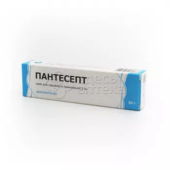Пантесепт Крем для наружного применения 5% тубы, 30г