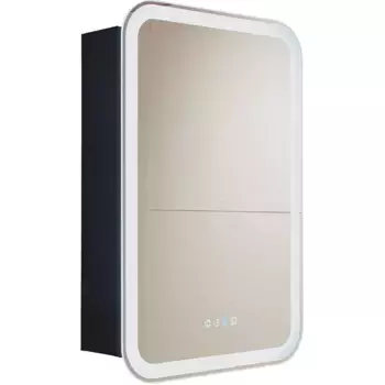 Зеркальный шкаф Silver Mirrors Фиджи LED-00002724 черный