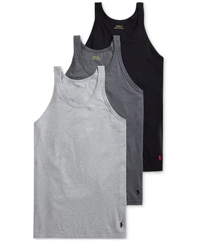 Мужчины 3-pk. классические майки slim fit Polo Ralph Lauren, мульти