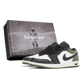 Кроссовки Air Jordan 1 Vintage Basketball Shoes Unisex Low-Top Black