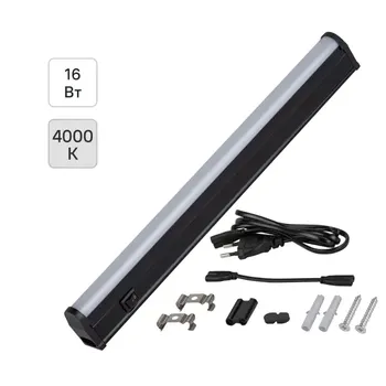 Светильник линейный светодиодный Эра LLED-01-16W-4000-B 1320 мм 16 Вт нейтральный белый свет