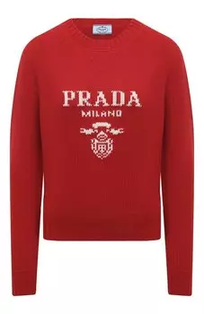 Свитер из шерсти и кашемира Prada