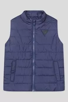 Жилет утепленный с воротником стойкой Guess