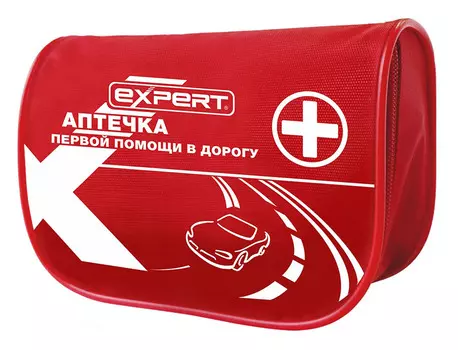Аптечка EXPERT ПП в дорогу семейная текстиль