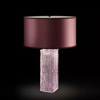 Настольная лампа Italamp 8168/LG rosa/ponge-rosa/C