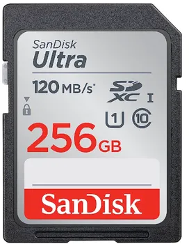 Карта памяти SDXC 256GB SanDisk Ultra Class 10 UHS-I 120MB/s
