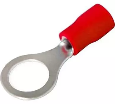 Наконечник Rexant 08-0012 кольцевой изолированный диам. 3.7 мм 0.5-1.5 мм2 (НКи 1.5-3.5) красный