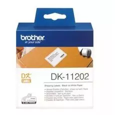 Наклейка Brother DK11202 Транспортировочные наклейки Brother (300 шт - 62 х 100 мм)