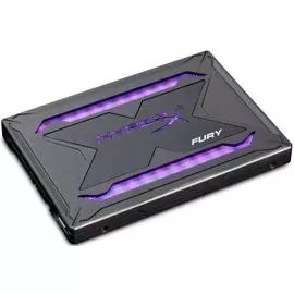 Накопитель SSD 2.5'' HyperX SHFR200/240G Fury RGB 240GB TLC SATA 6Gb/s 550/480MB/s MTBF 1M