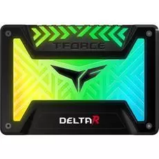 Накопитель SSD 2.5'' Team Group T253TR001T3C315 Delta R RGB 1TB SATA 6Gb/s TLC 560/510MB/s IOPS 90K/80K MTBF 1M black
