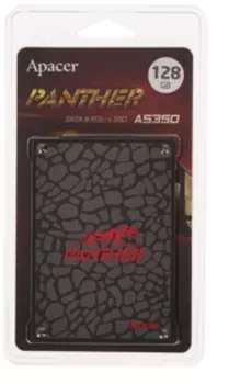 Накопитель SSD 2.5'' Apacer AP128GAS350-1 Panther AS350 128GB SATA 6Gb/s 3D TLC 560/540MB/s MTBF 1.5M