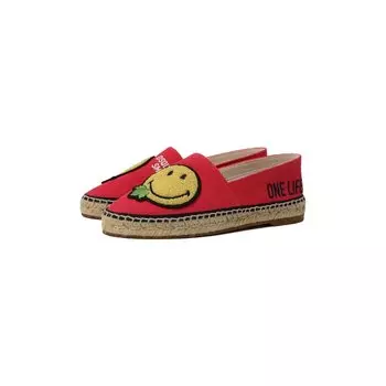 Текстильные эспадрильи Technicolor Dsquared2 x Smiley Dsquared2