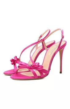 Текстильные босоножки Julia Girly 100 Casadei