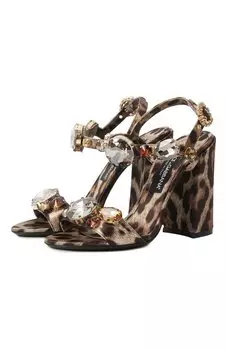 Текстильные босоножки Keira 105 Dolce & Gabbana