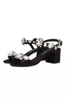 Текстильные босоножки Keira 60 Dolce & Gabbana