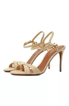 Текстильные босоножки Keira 90 Dolce & Gabbana