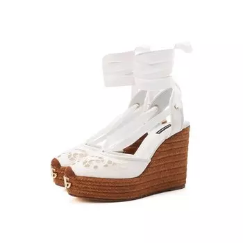 Текстильные босоножки Lola Dolce &amp; Gabbana