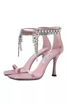 Текстильные босоножки Verity 100 Jimmy Choo