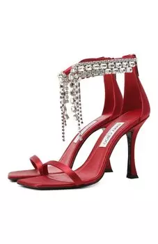 Текстильные босоножки Verity 100 Jimmy Choo